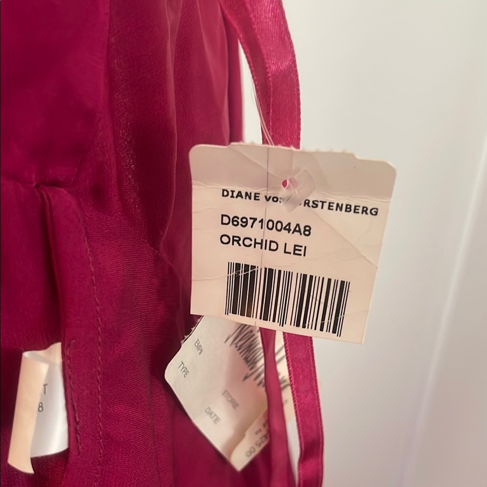 Diane Von Furstenberg Pink and Orange Floral Dress - Picture 7 of 8